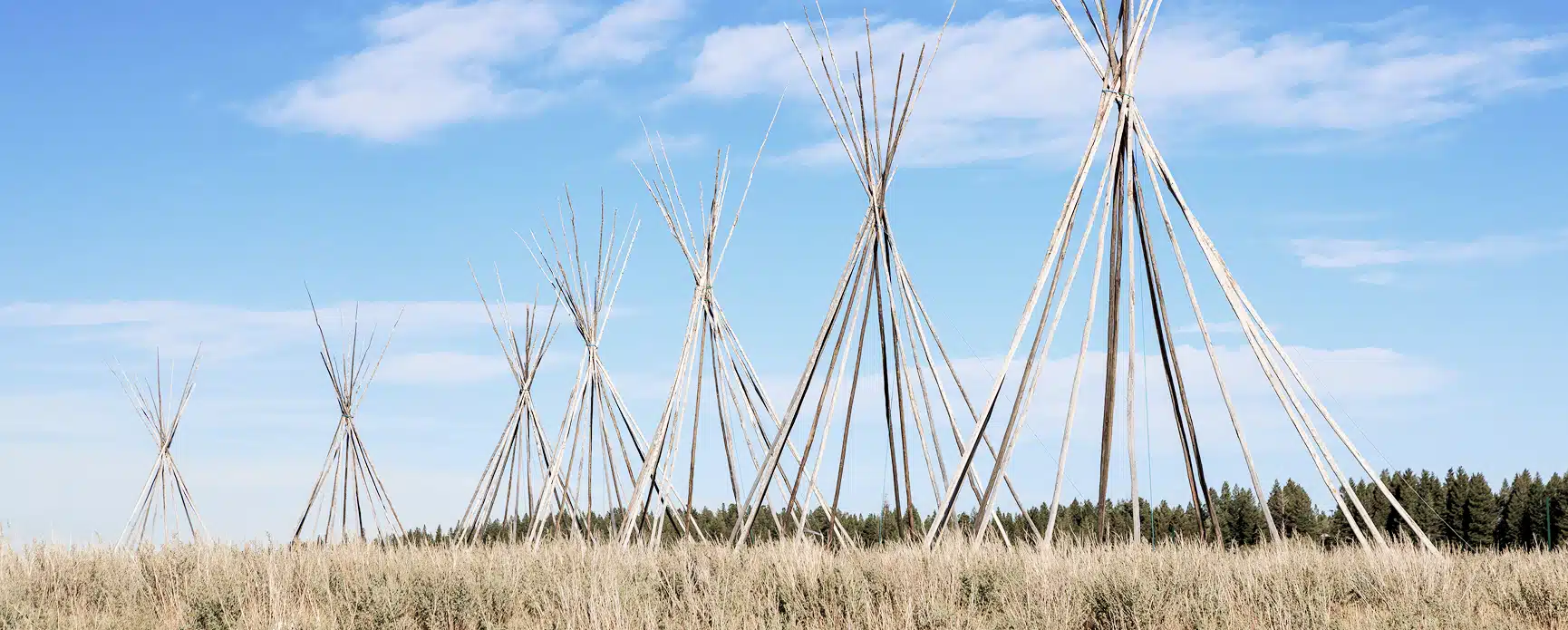 Row of tipis